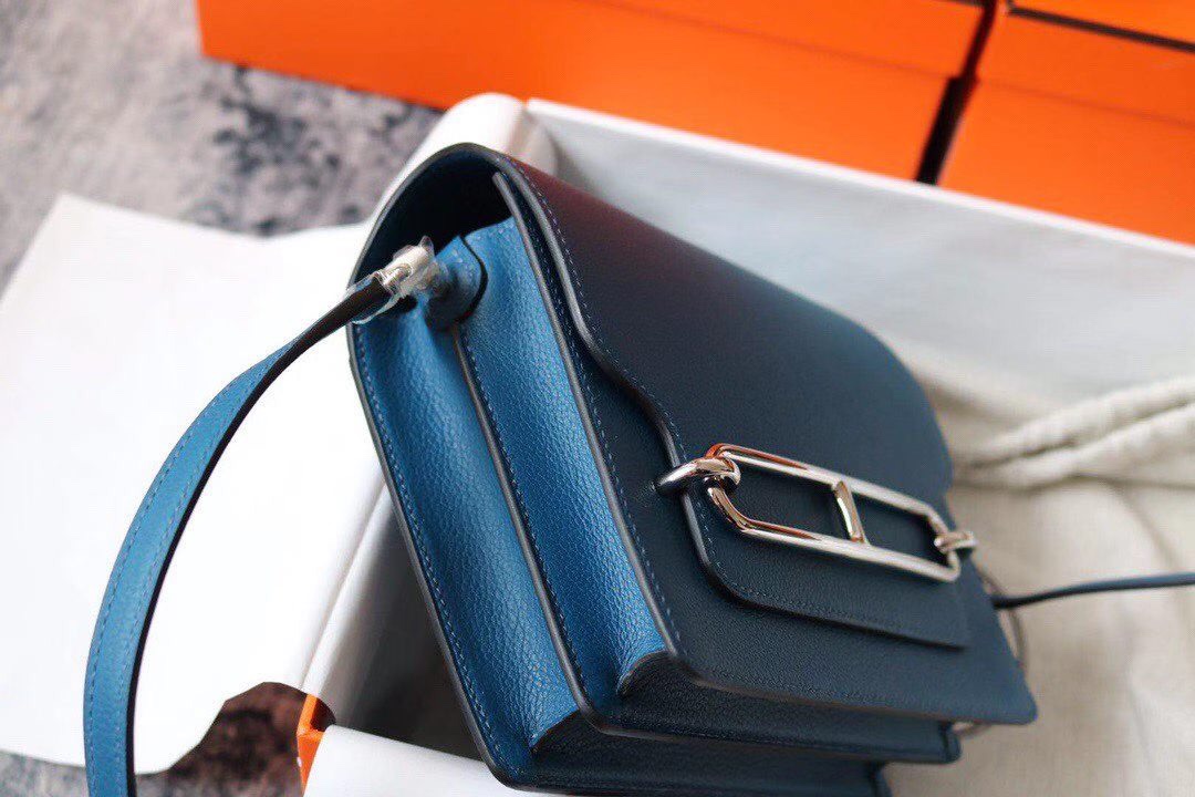 에르메스 룰리스18 딥블루 은장 에버컬러